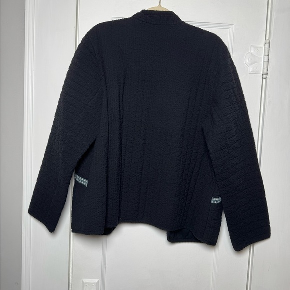 Pure Jill x J.Jill Seersucker Quilted Barn Coat Jacket XL - Picture 10 of 14